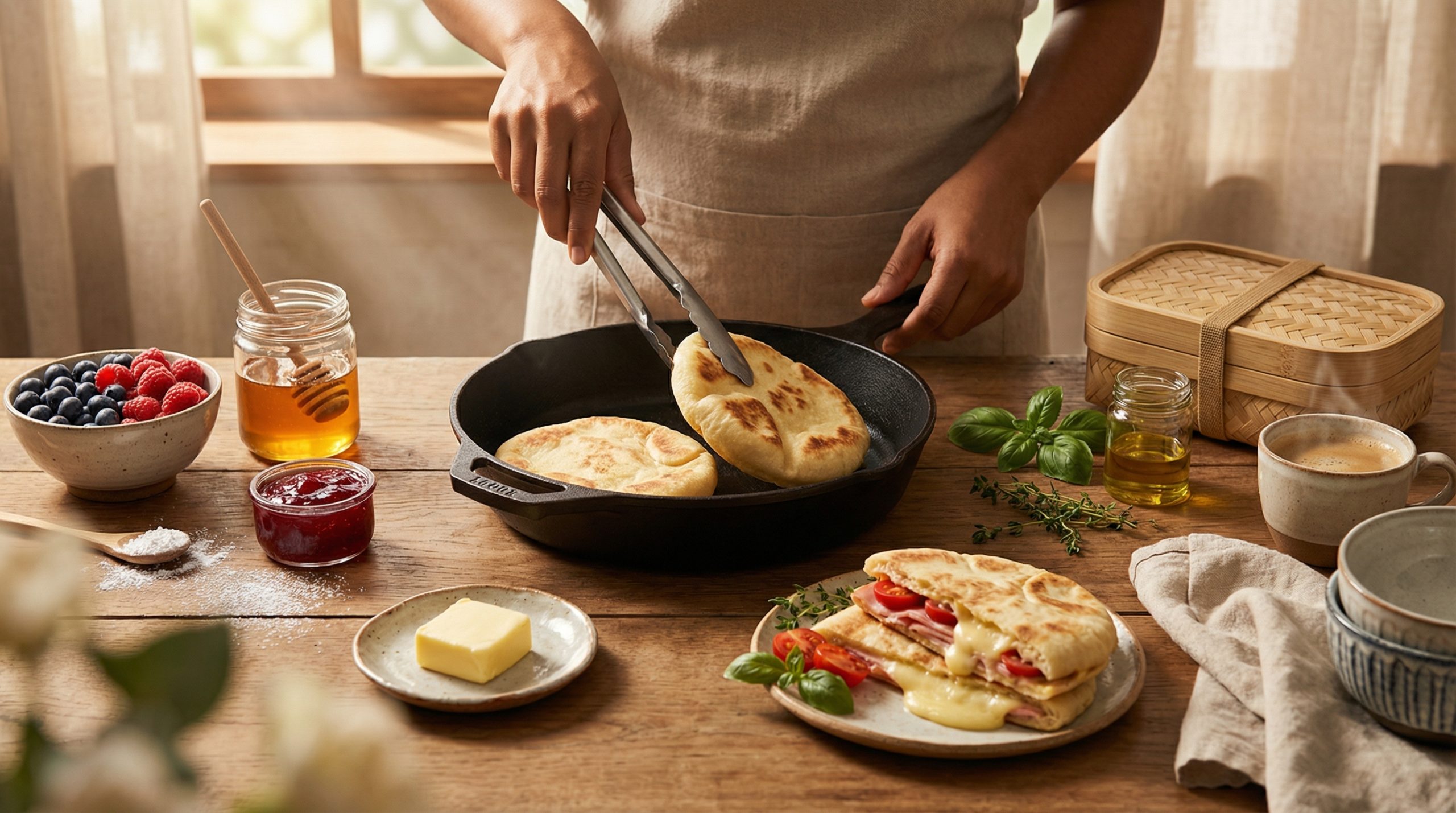 Massa curinga (doce ou salgada) salva seu Café e Lanches