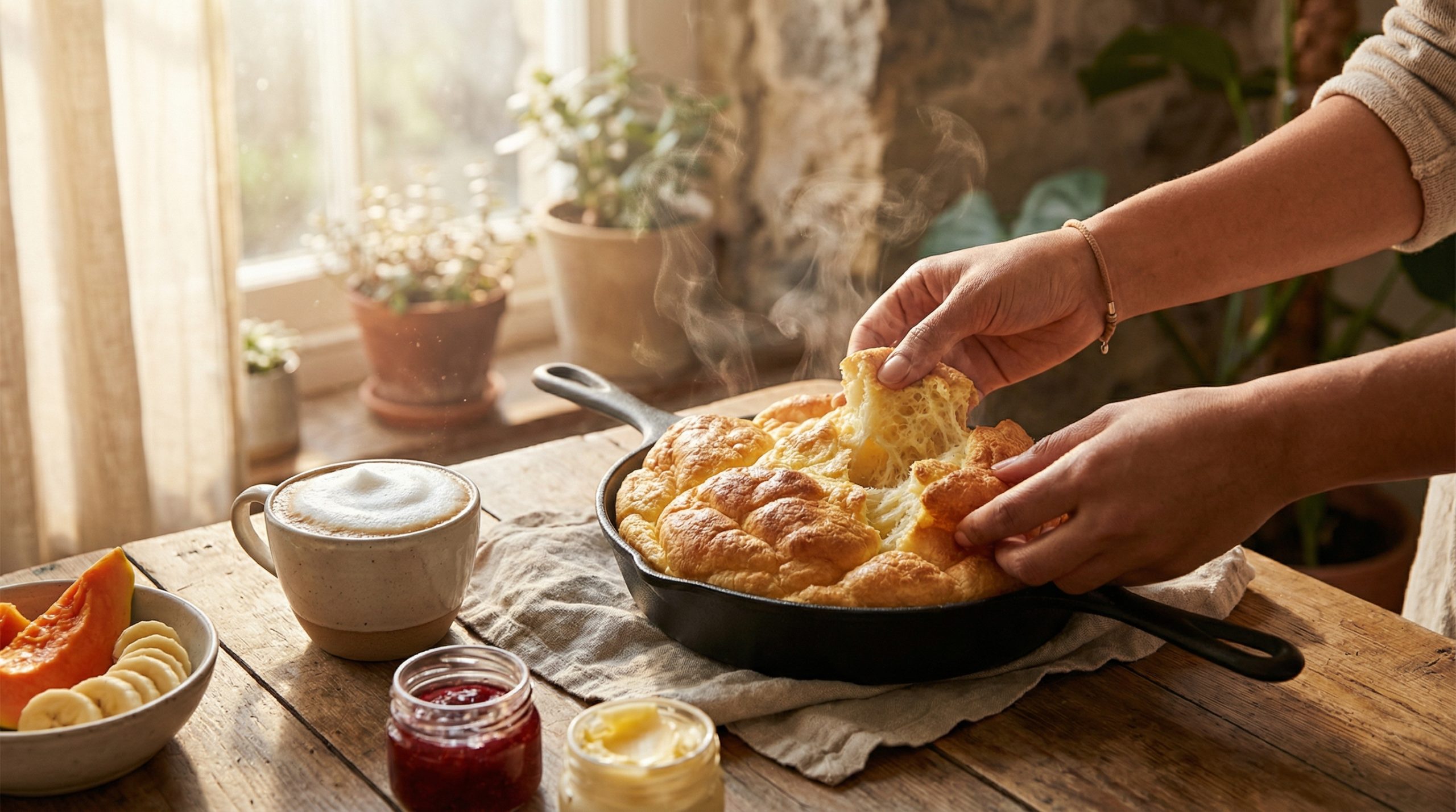 Textura de nuvem no Café e Lanches (sem sovar nada)