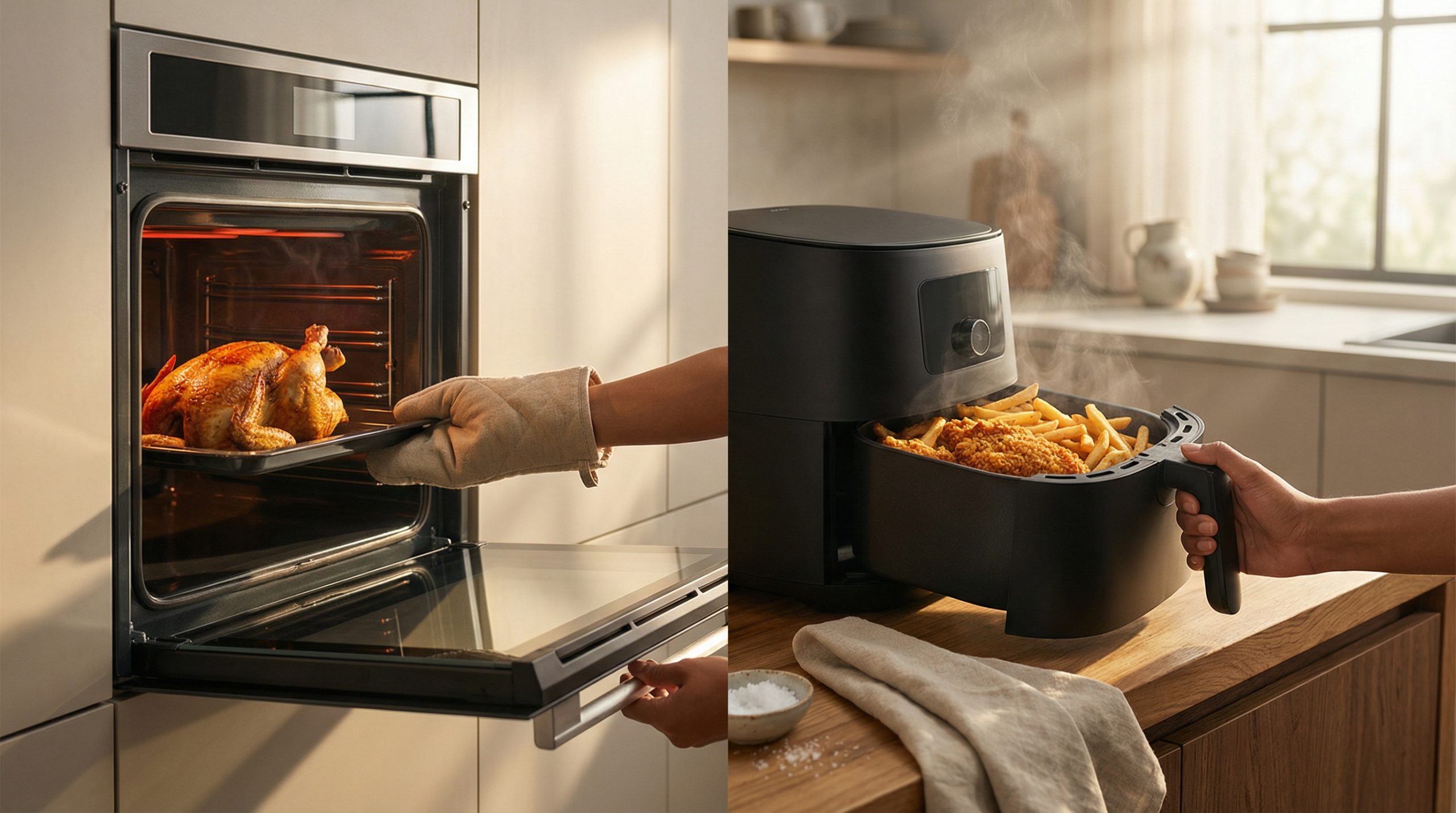 Resultados dourados pedem Forno e Airfryer pré-aquecidos