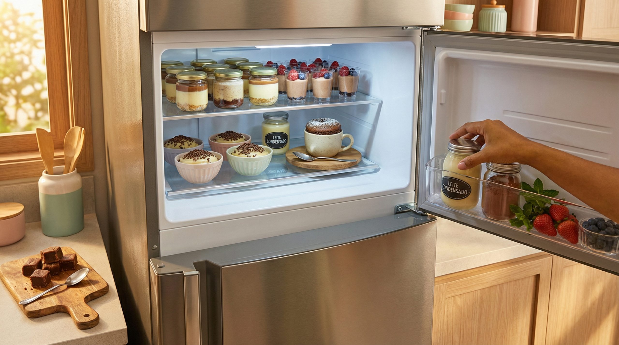 Sua geladeira é a melhor aliada dos Doces Rápidos