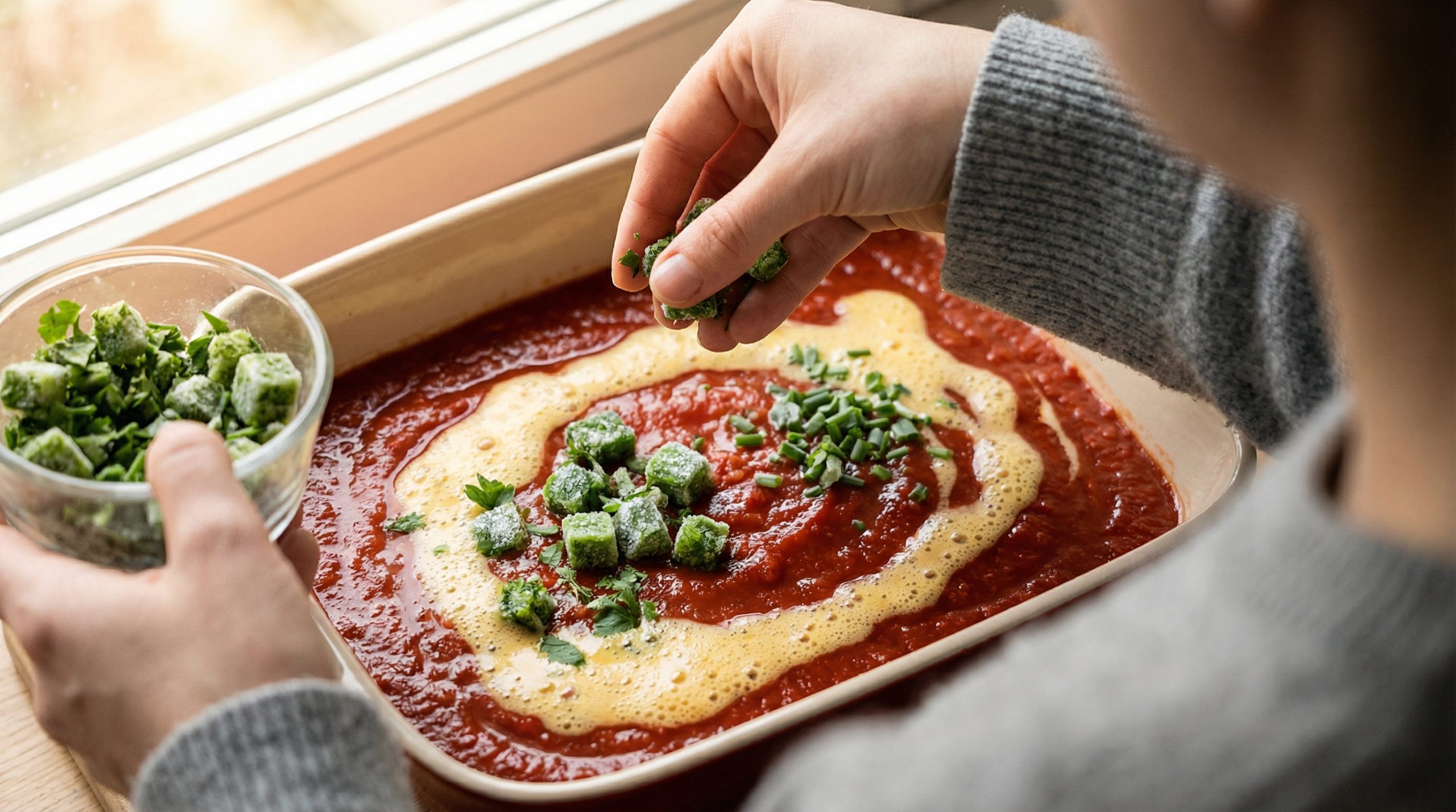 Omelete de travessa vira Jantar em Minutos (sem fritura) - 2