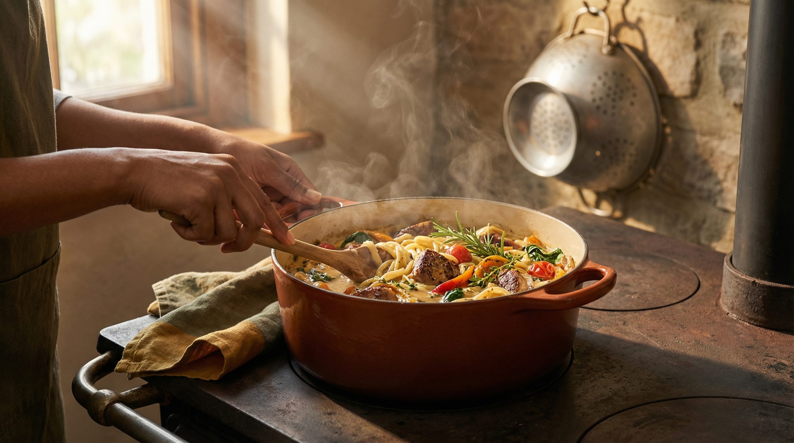 Aposente o escorredor (use o amido) na Uma Panela Só