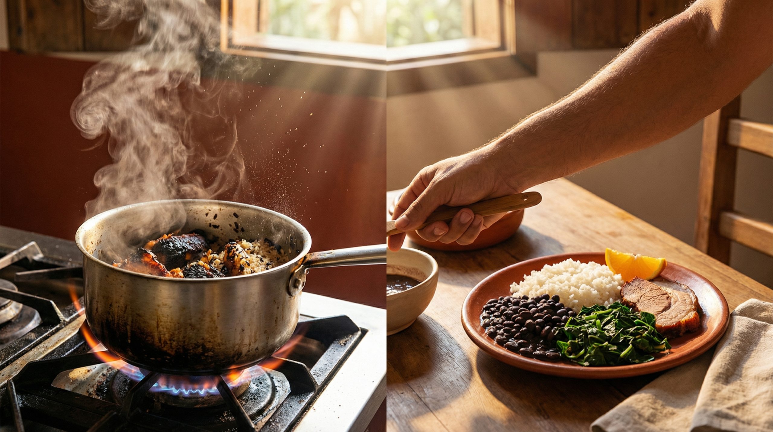 Fogo alto demais estraga seu Almoço Caseiro