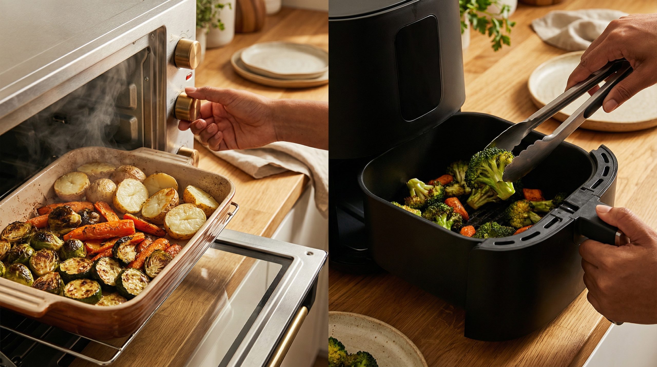 Legumes moles? Corrija o calor no Forno e Airfryer