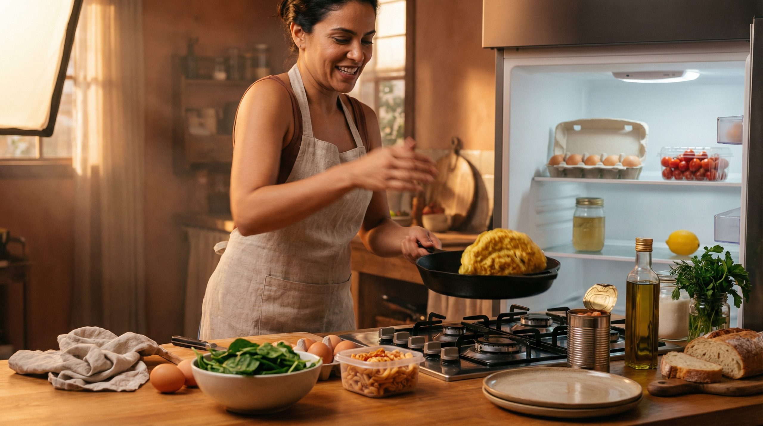 Geladeira Vazia? Jantar em Minutos com o que tem