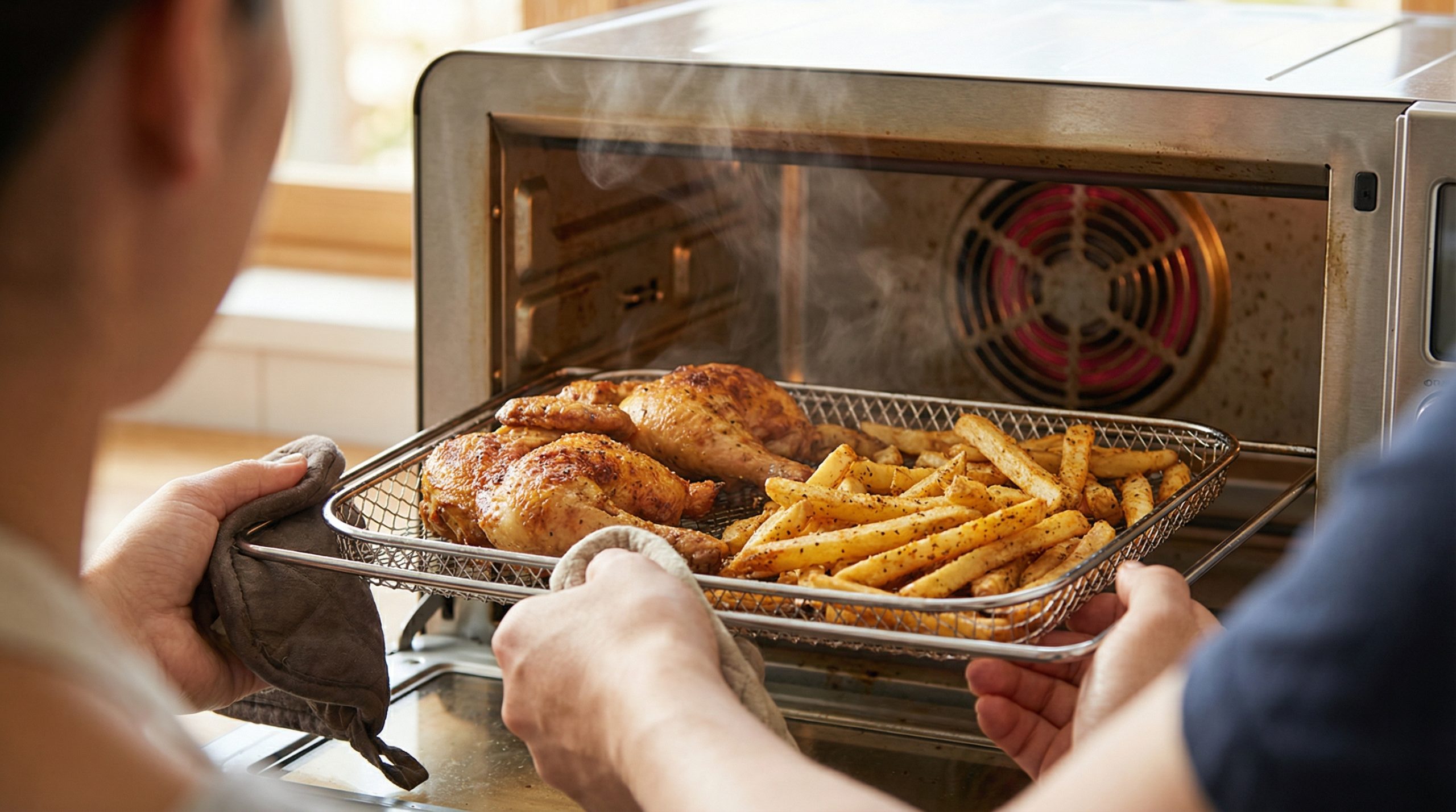 Fogão cansa — Forno e Airfryer trabalham por você - 2