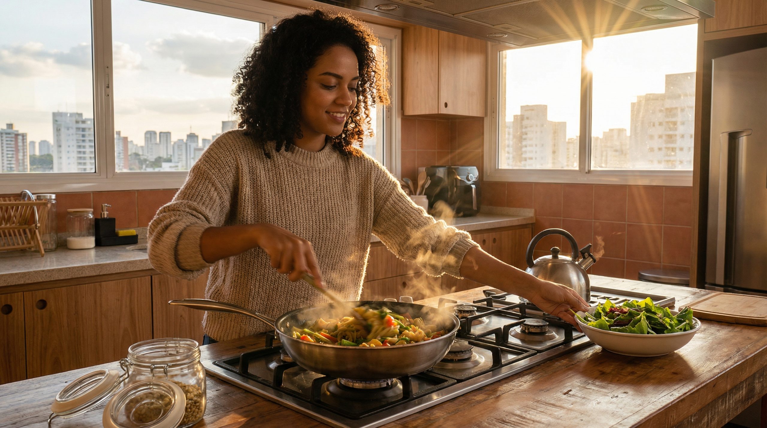 A correria não impede seu Jantar em Minutos (equilibrado)