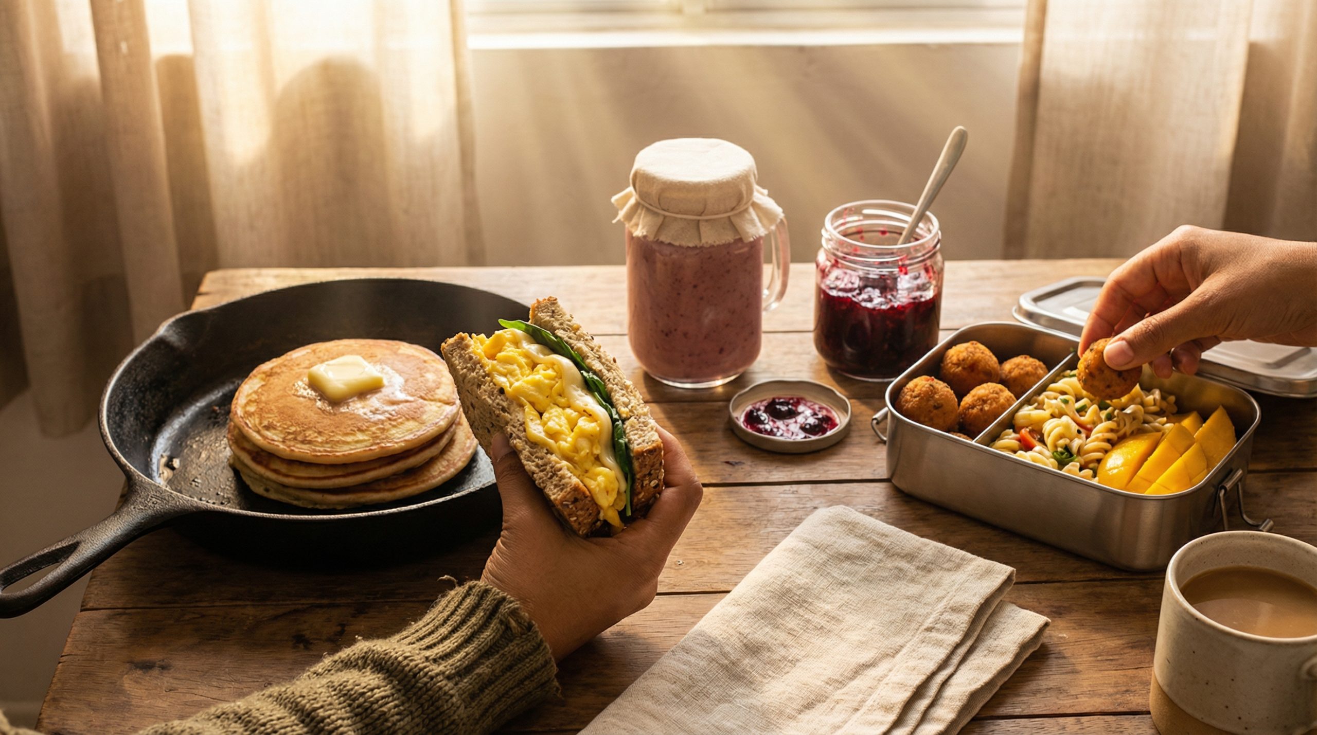 Consistência certa no Café e Lanches (não desmancha)