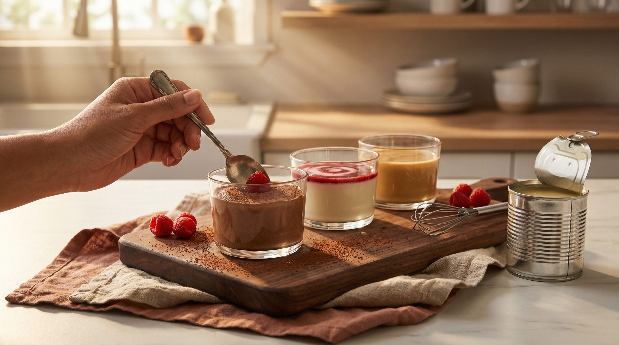 Poucos passos separam você de Doces Rápidos cremosos