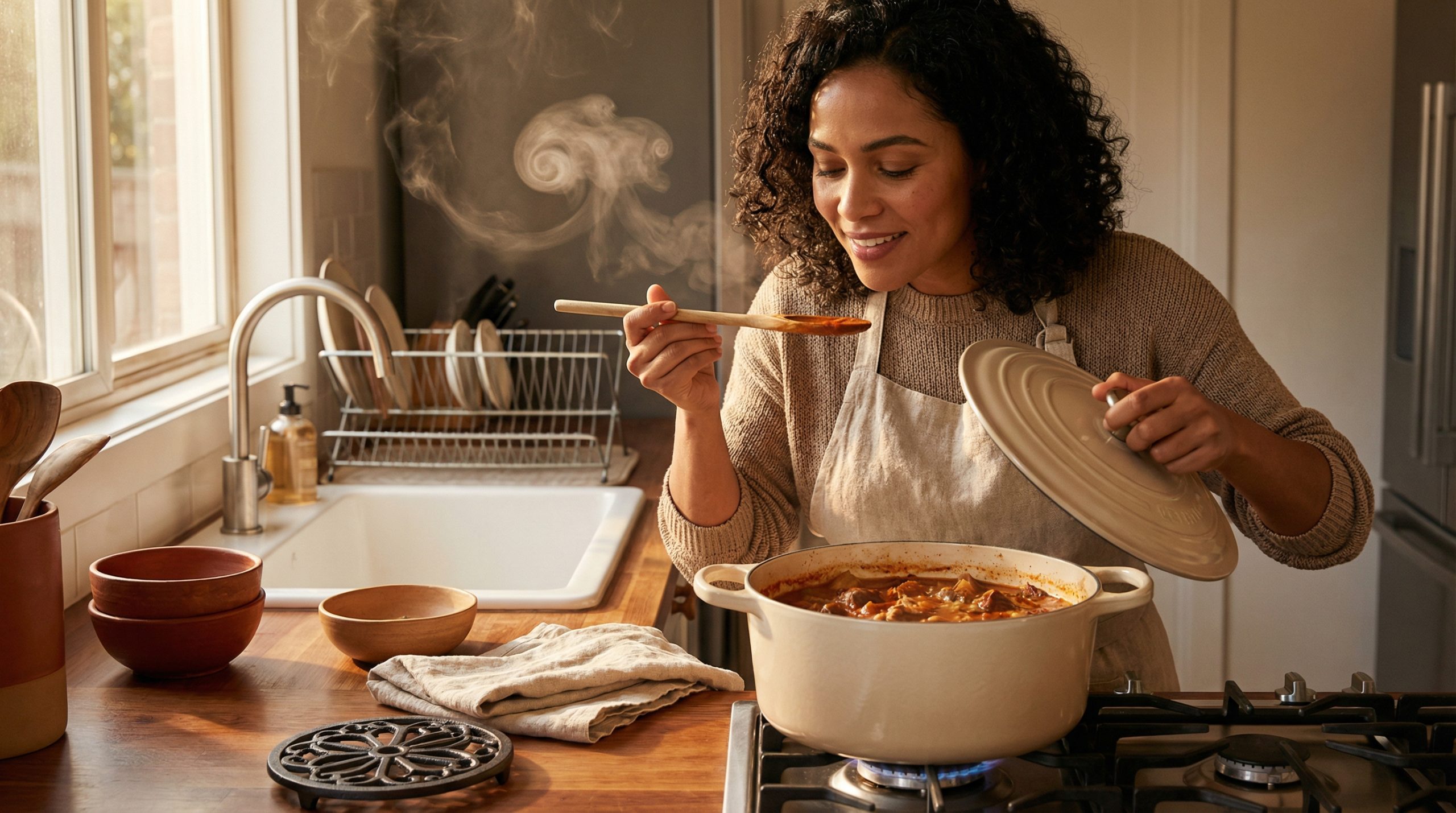 Ensopados ricos e pia limpa — graças a Uma Panela Só