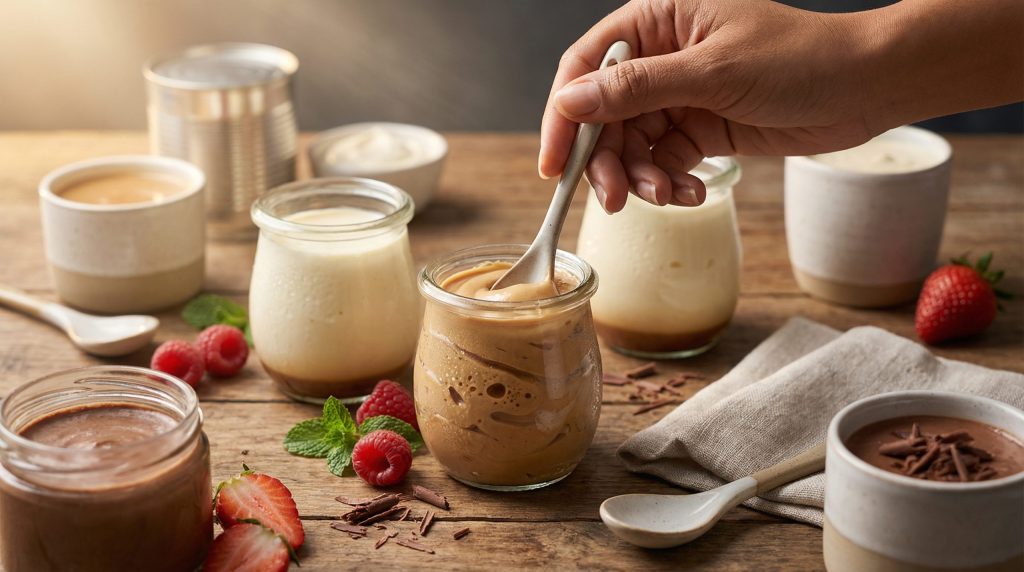 Cremosidade extra define estes Doces Rápidos frios