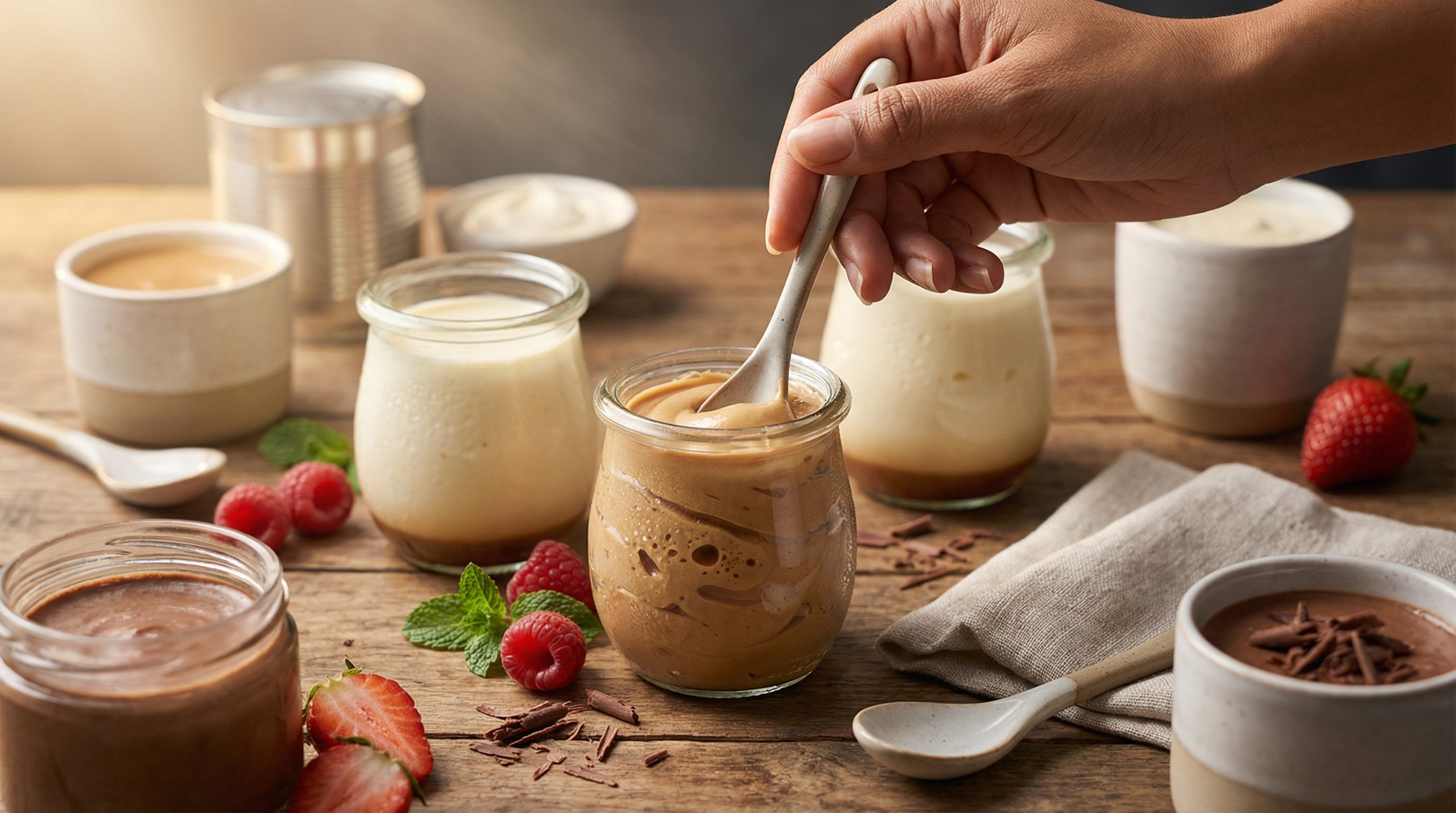 Cremosidade extra define estes Doces Rápidos frios