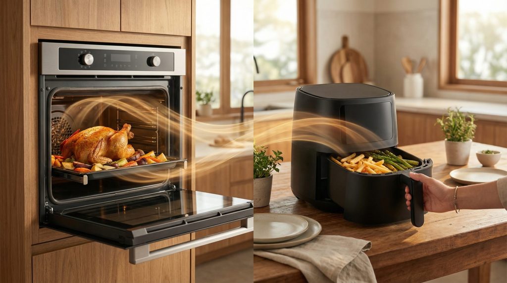 Falta crocância? O ar precisa circular no Forno e Airfryer