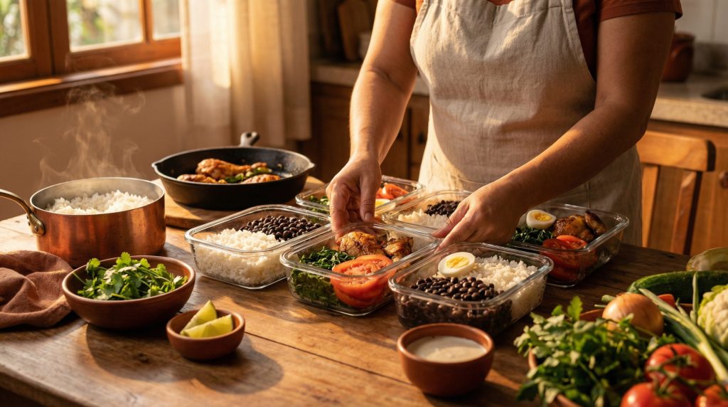 Pare de pedir comida — planeje o Almoço Caseiro