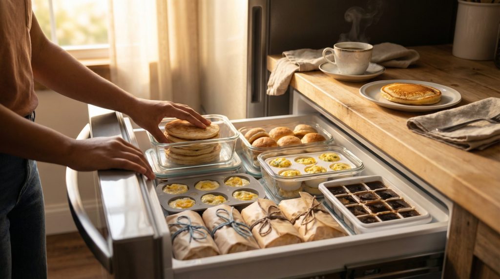 Ganhe tempo: congele porções de Café e Lanches para a semana