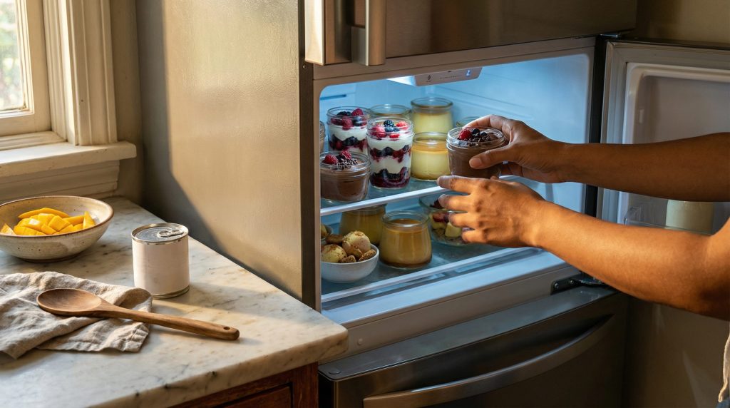 Não ligue o fogo — a geladeira define os Doces Rápidos