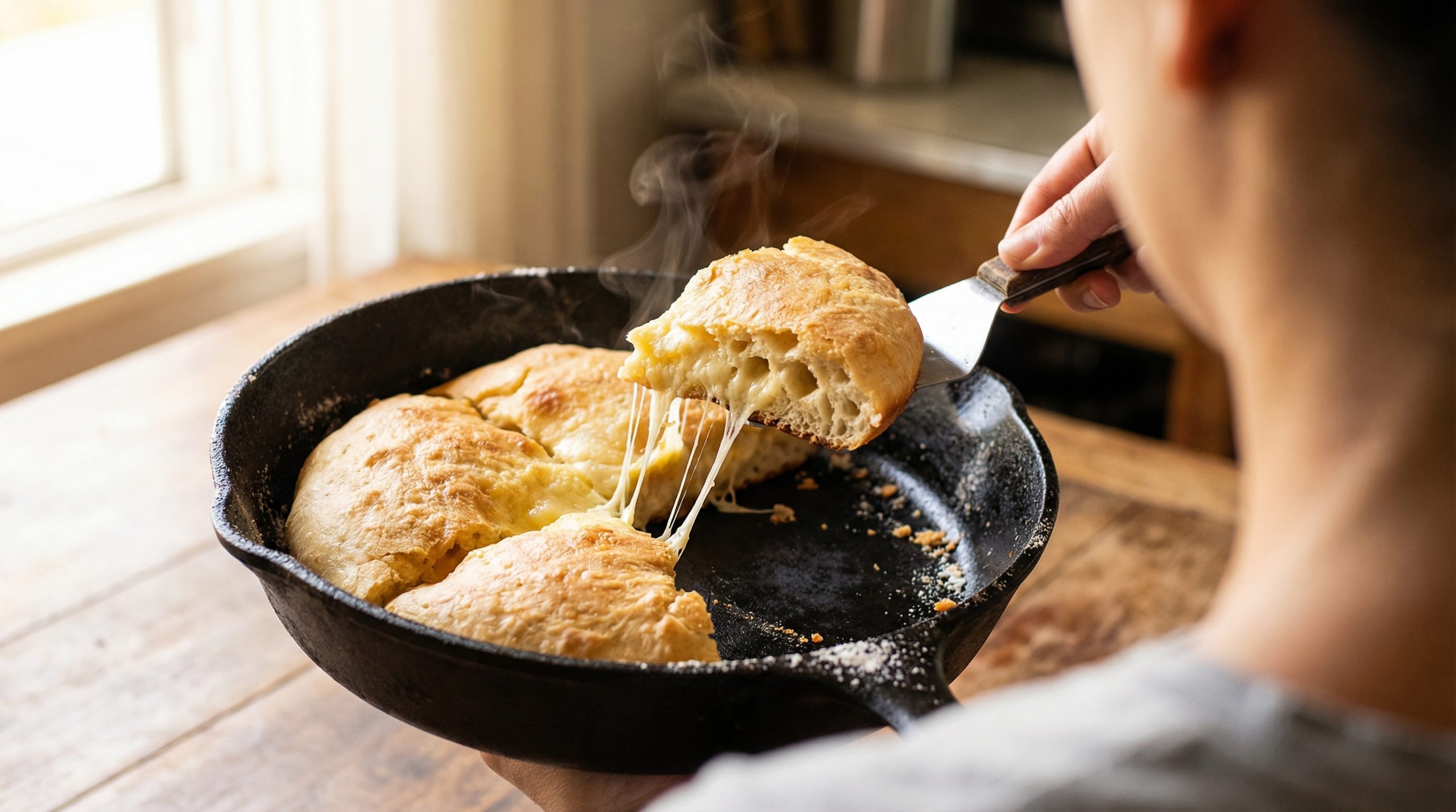 Pão de frigideira domina o Café e Lanches (macio e sem forno) - 2