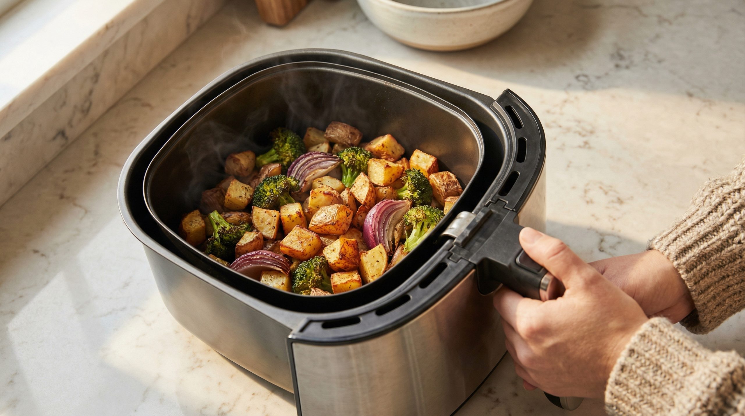 Delegue o trabalho pesado ao Forno e Airfryer - 2